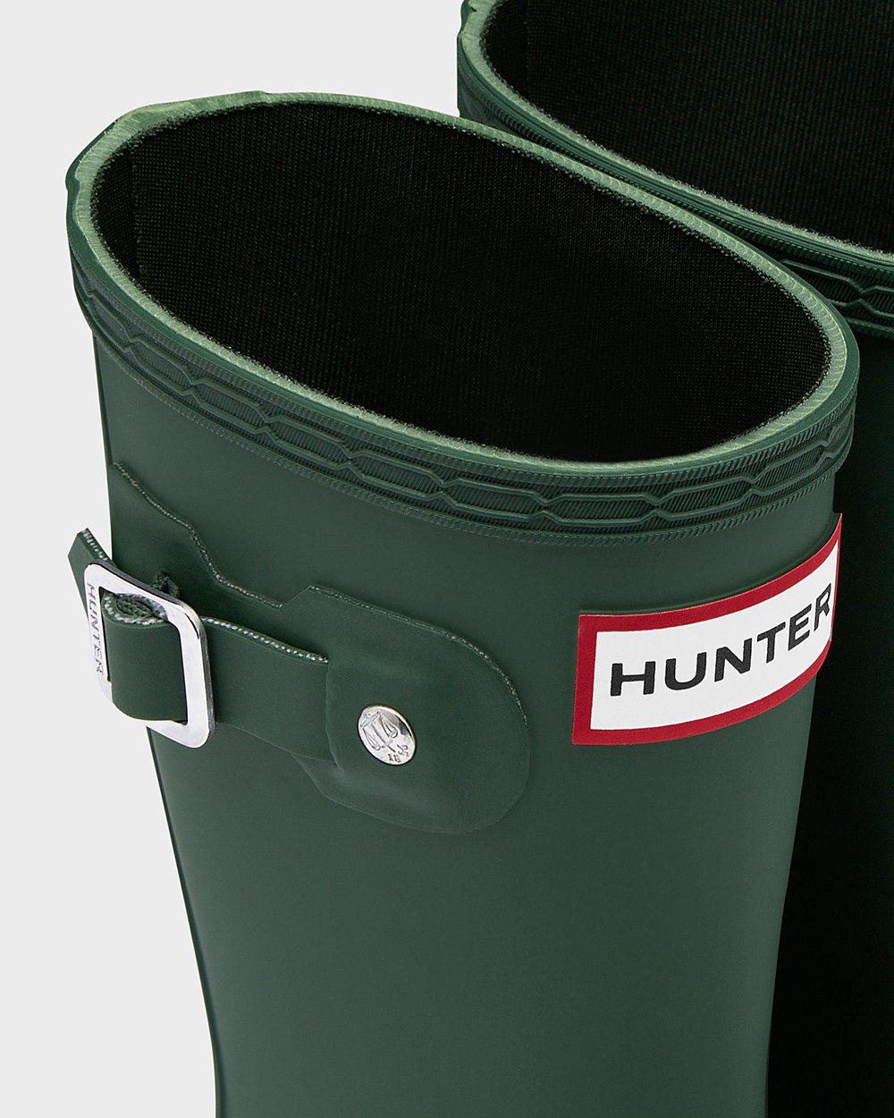 Kids Hunter Original Little | Rain Boots Green | NZ-63047-CVRZ